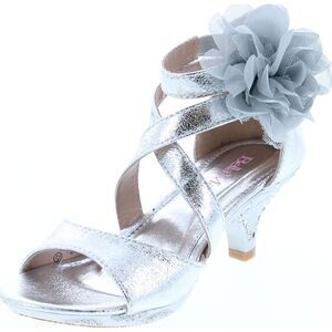 Bella Marie Vamo-2K Silver ChildG sandals 11 NEW